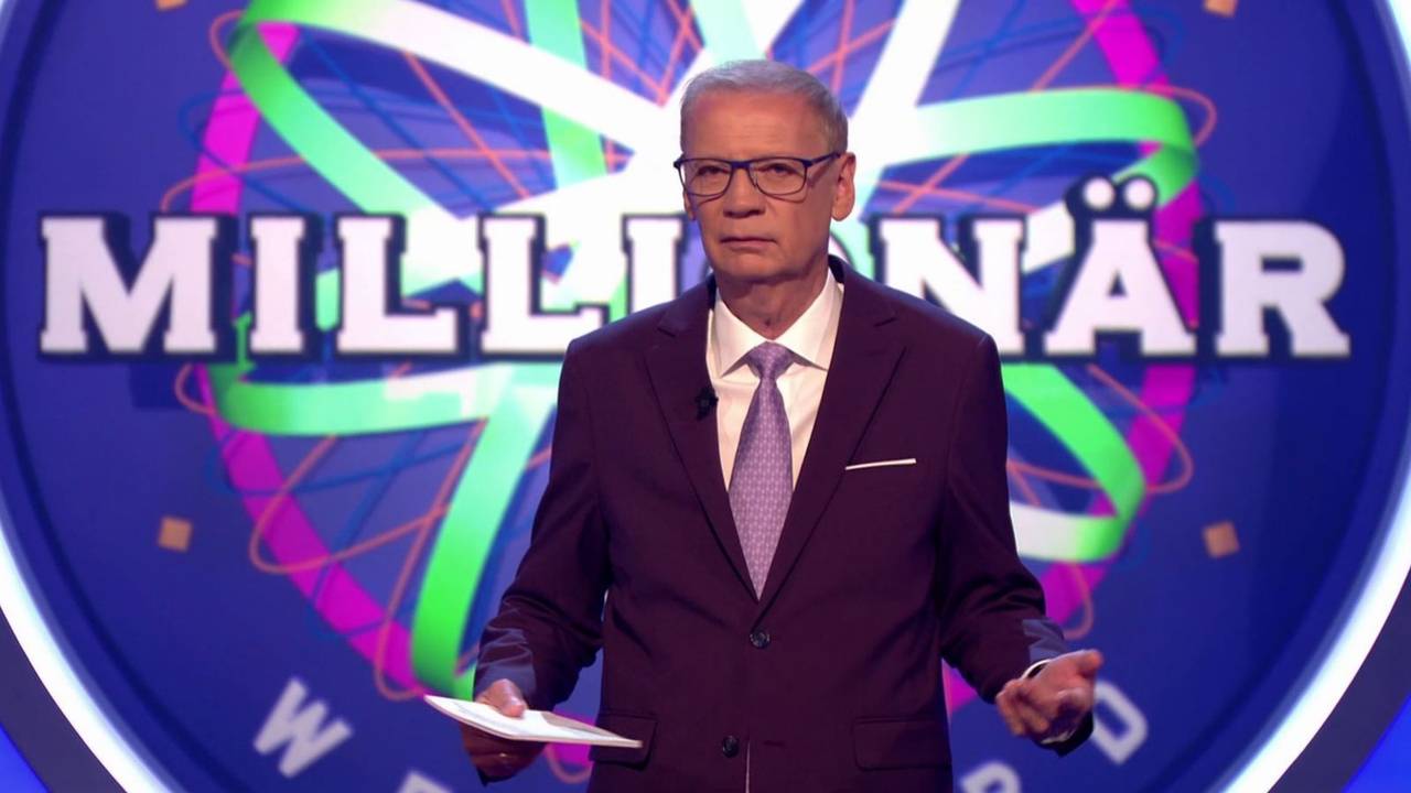 Als „völlig unlösbar“ bezeichnete Günther Jauch eine Auswahlfrage bei „Wer wird Millionär?“. Immerhin: Im zweiten Anlauf klappte es. (Bild: RTL)