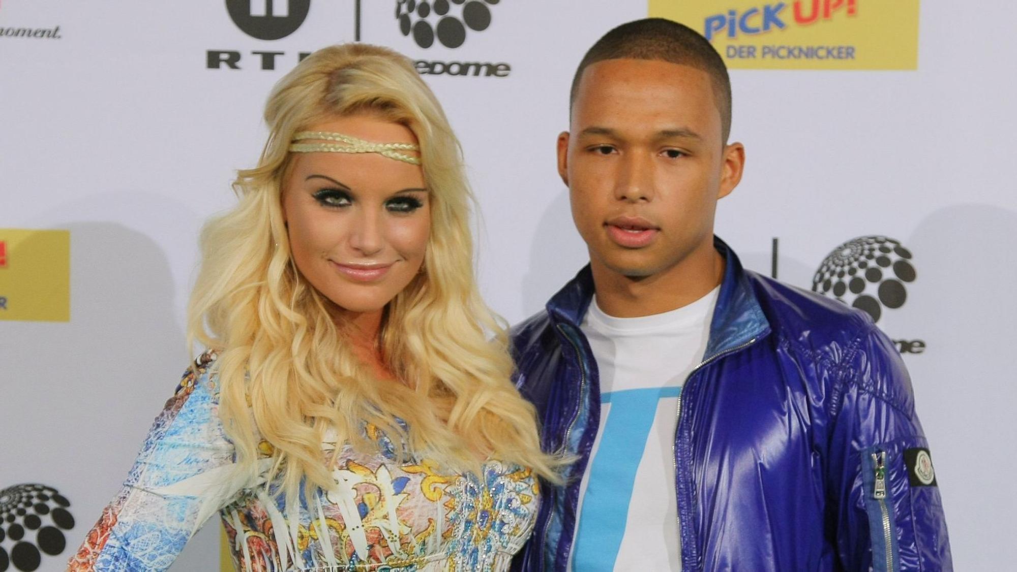Bei „The Dome“ posierte Gina-Lisa Lohfink im Jahr 2010 gemeinsam mit Romulo Kuranyi. (Bild: 2010 Getty Images/Thomas Niedermueller)
