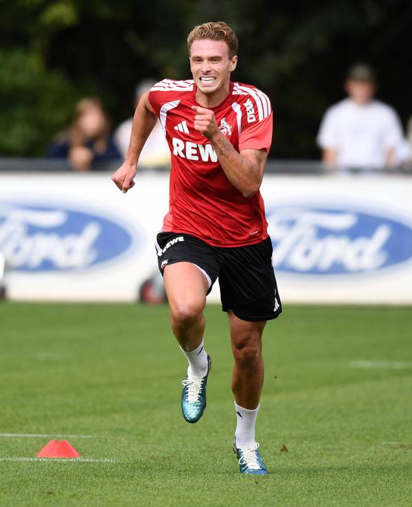 Sebastian Sebulonsen beim Lauftest.