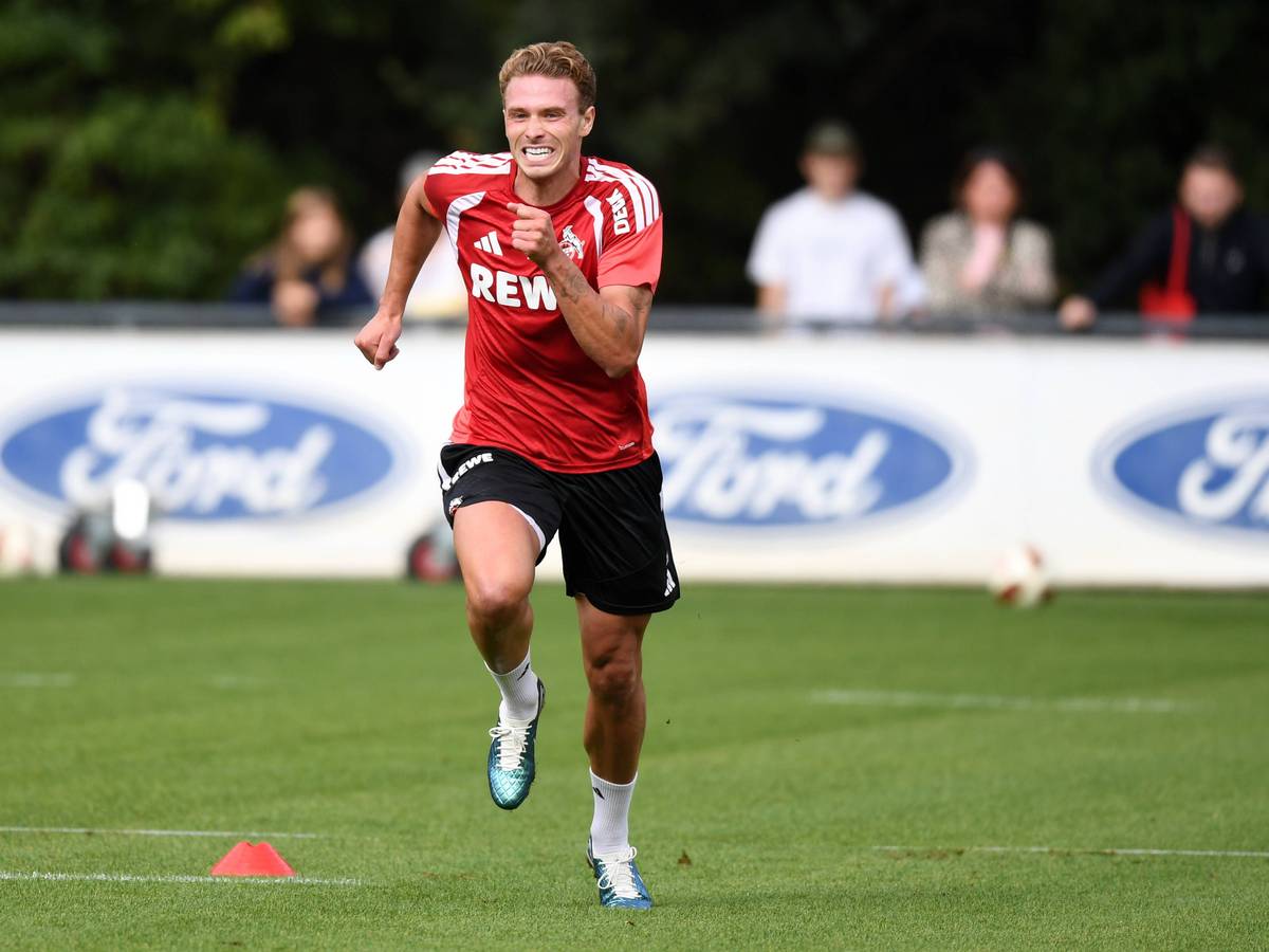 Sebastian Sebulonsen beim Lauftest.