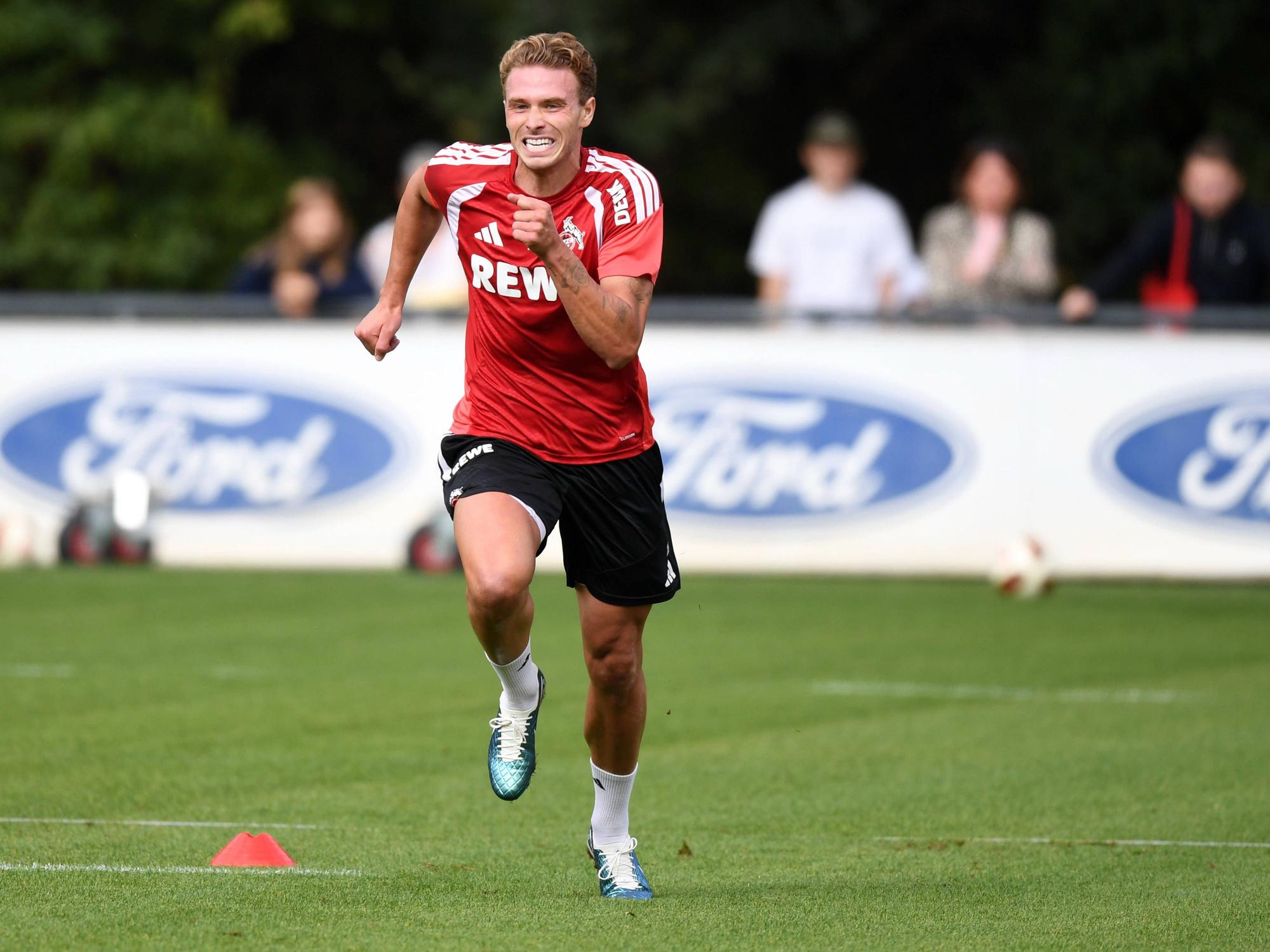 Sebastian Sebulonsen beim Lauftest.