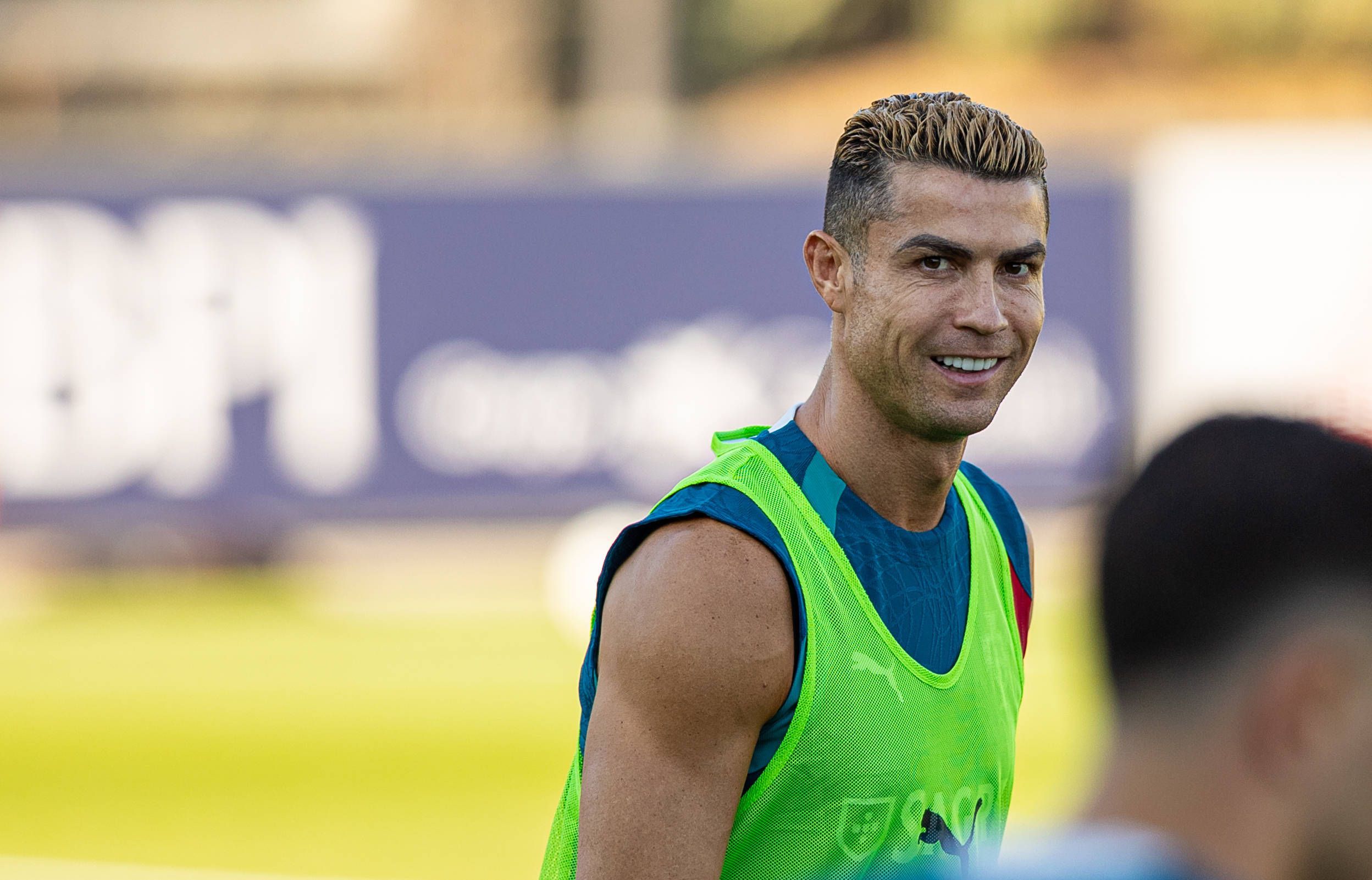Cristiano Ronaldo beim Training für die portugiesische Nationalmannschaft.