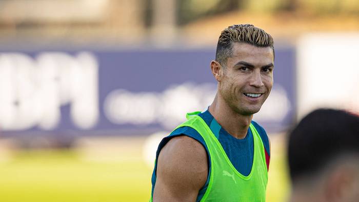 Cristiano Ronaldo beim Training für die portugiesische Nationalmannschaft.