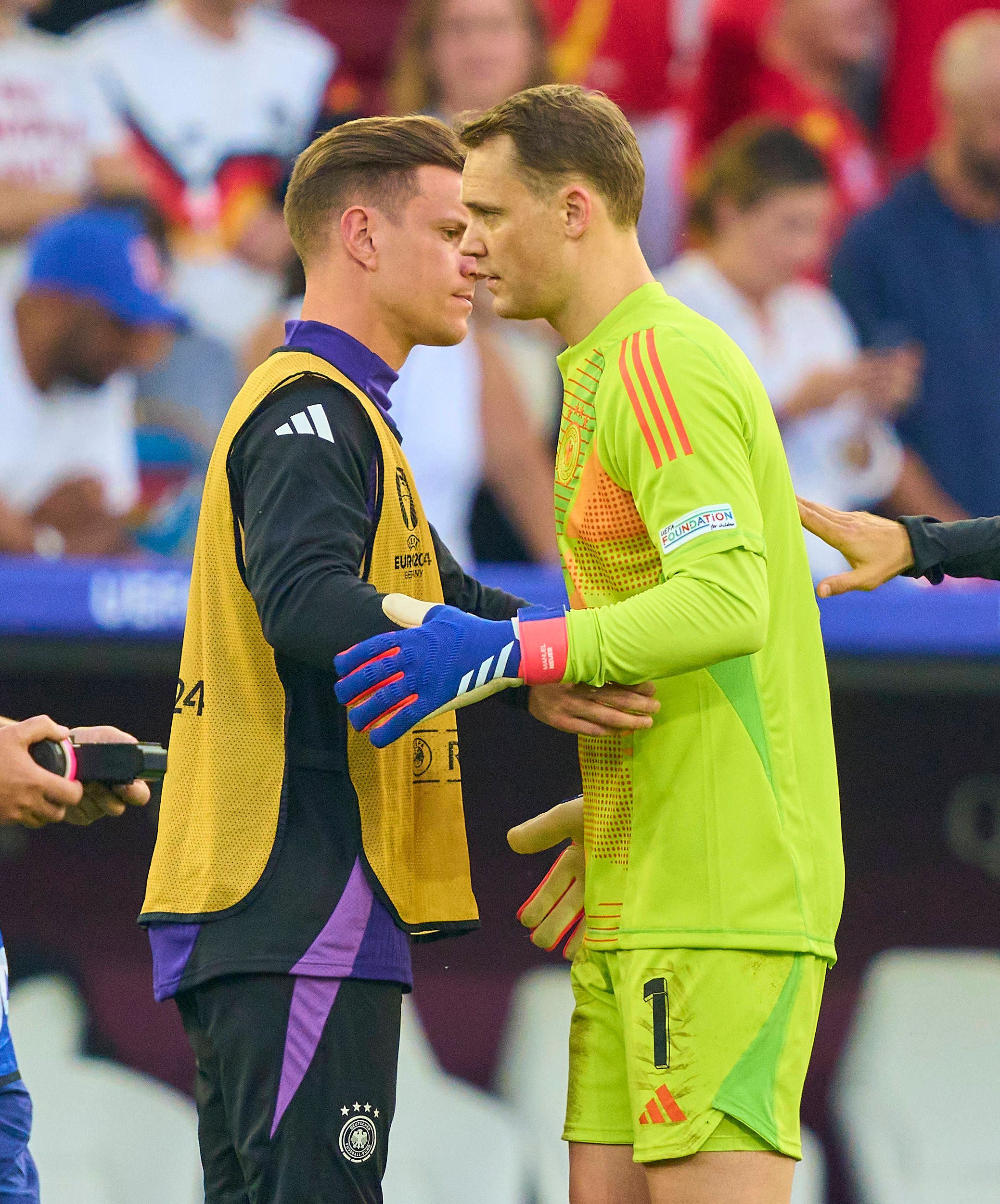 Manuel Neuer und Marc-Andre ter Stegen bei der Heim-EM 2024.