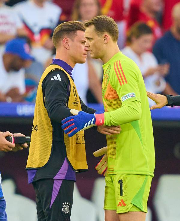 Manuel Neuer und Marc-Andre ter Stegen bei der Heim-EM 2024.