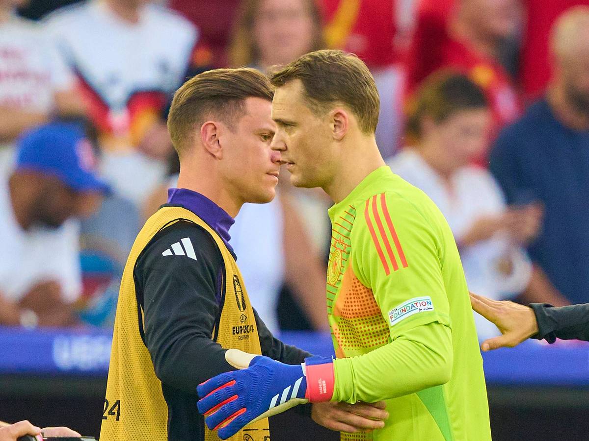 Manuel Neuer und Marc-Andre ter Stegen bei der Heim-EM 2024.