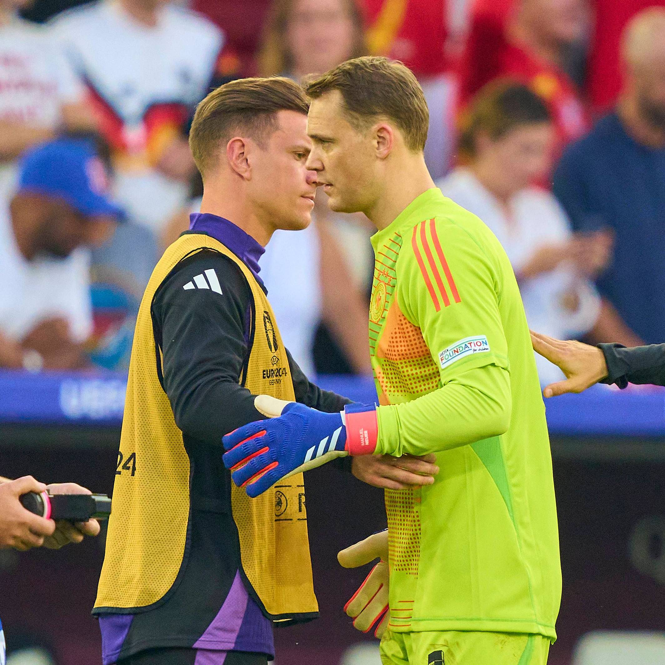 Manuel Neuer und Marc-Andre ter Stegen bei der Heim-EM 2024.