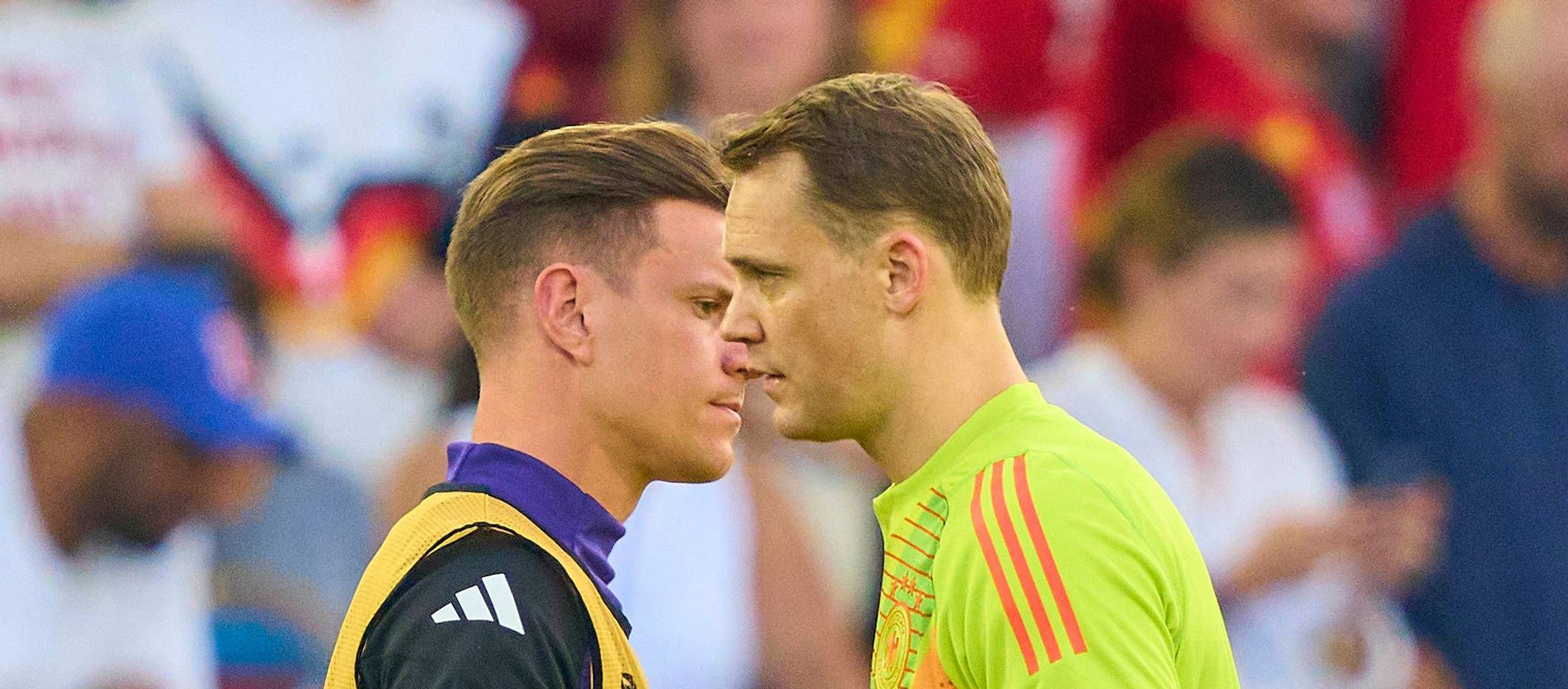 Manuel Neuer und Marc-Andre ter Stegen bei der Heim-EM 2024.