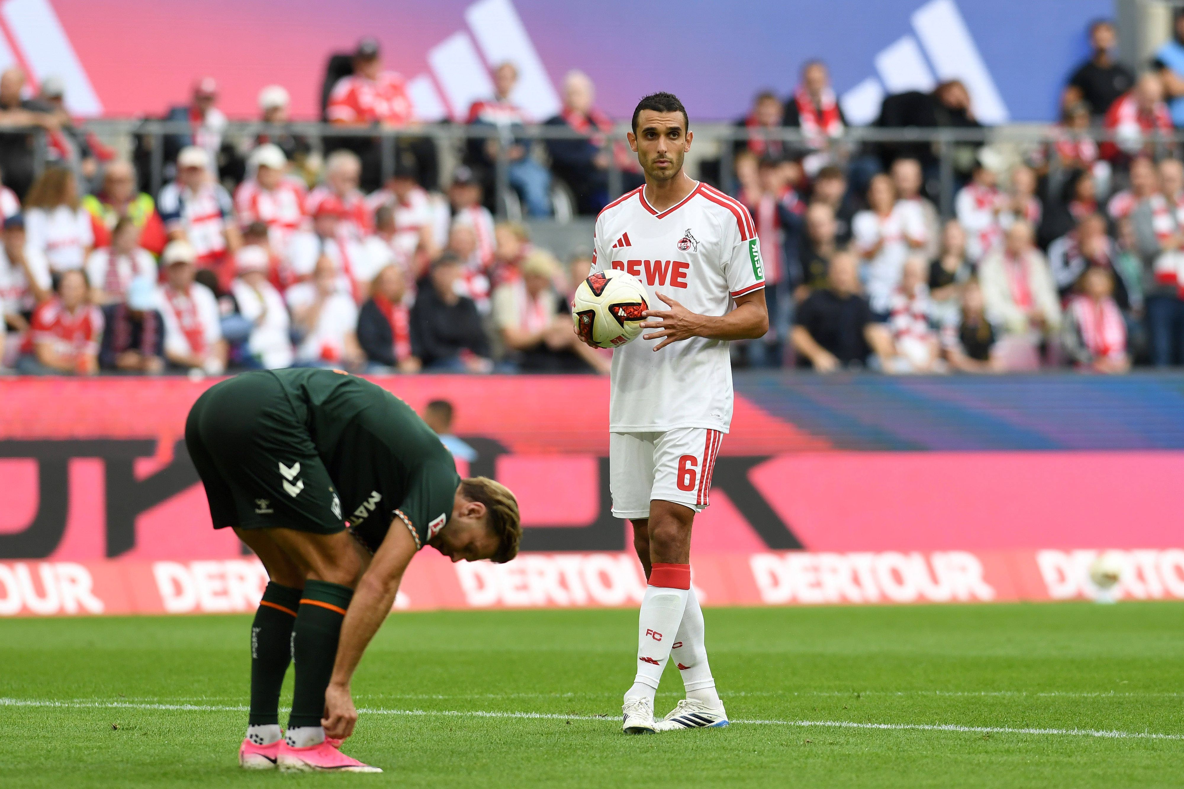 Ellyes Skhiri beim Spiel gegen Werder Bremen.