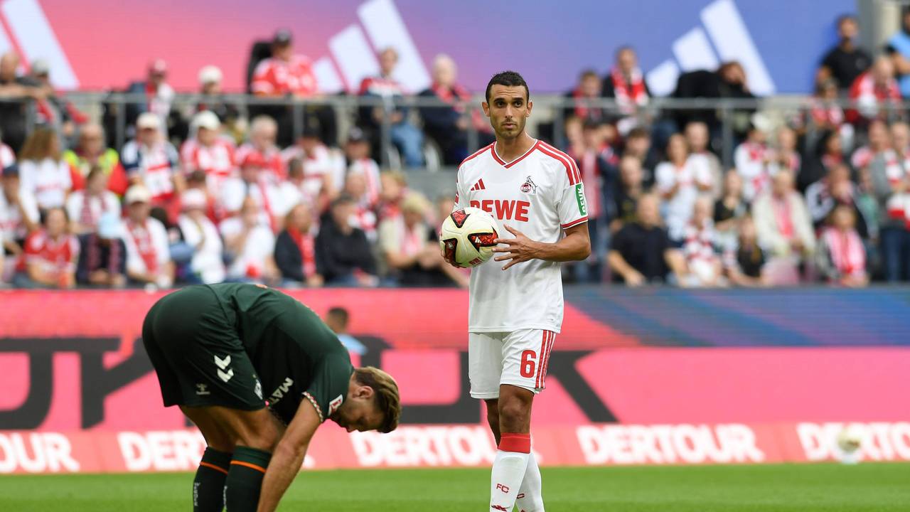 Ellyes Skhiri beim Spiel gegen Werder Bremen.