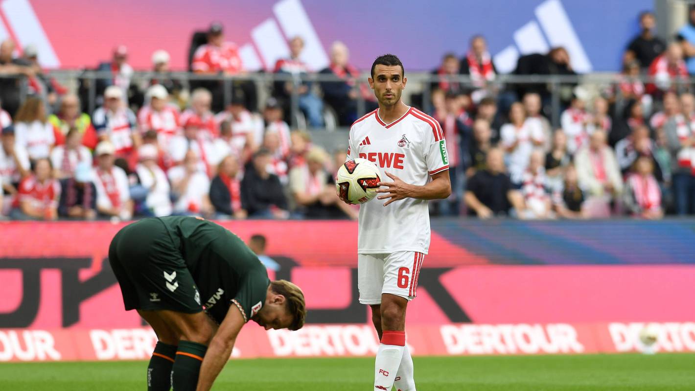 Ellyes Skhiri beim Spiel gegen Werder Bremen.