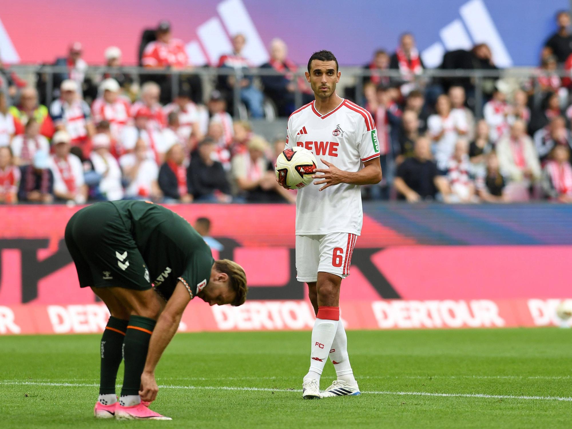 Ellyes Skhiri beim Spiel gegen Werder Bremen.