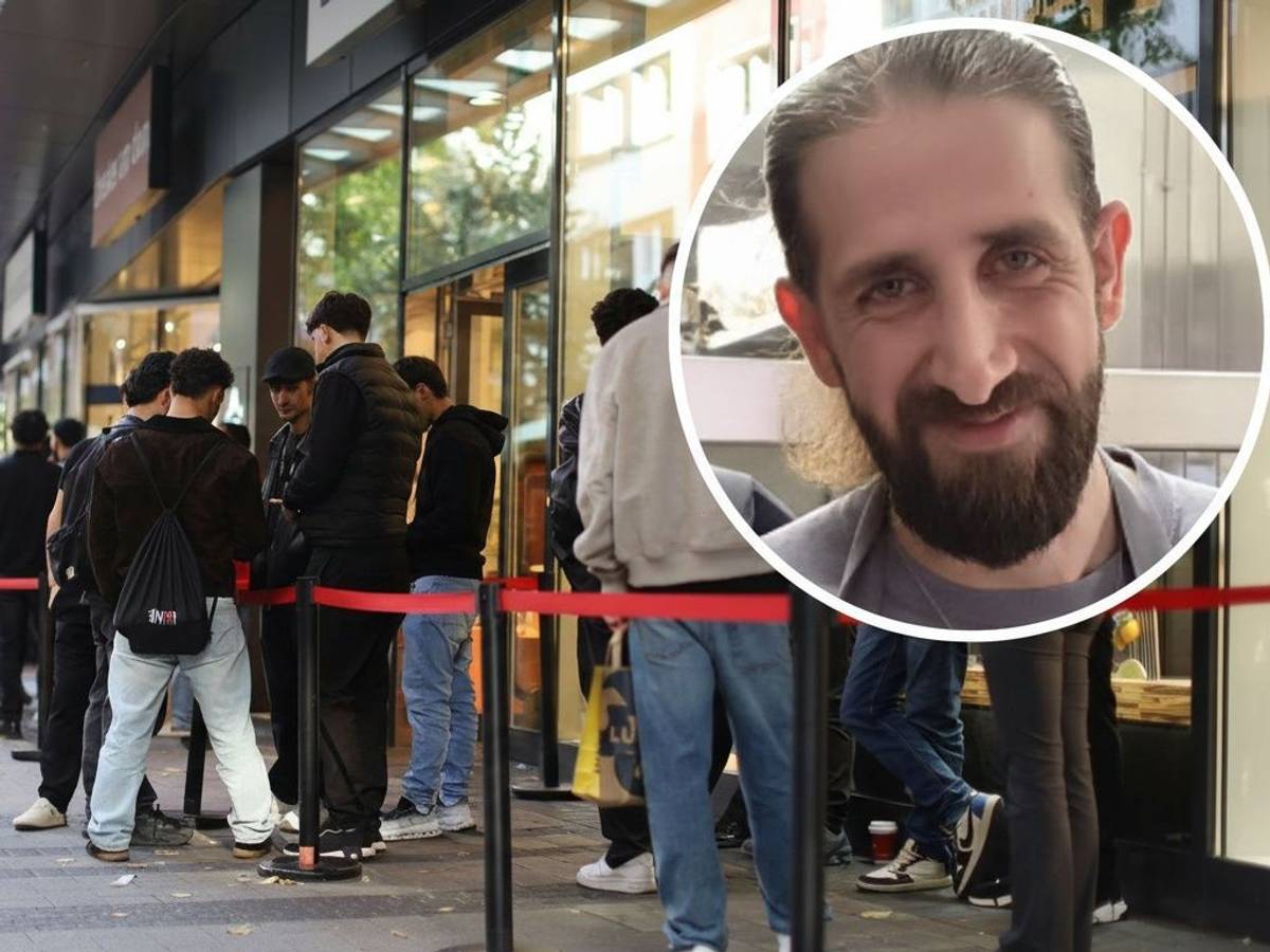 Seit Tagen lange Schlangen vor Omar Nhas' Chicken-Imbiss in Köln