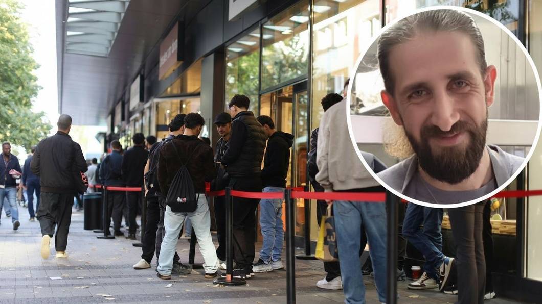 Seit Tagen lange Schlangen vor Omar Nhas' Chicken-Imbiss in Köln
