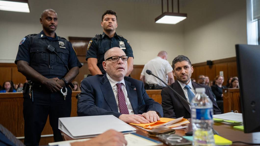 Harvey Weinstein im Gericht in New York.