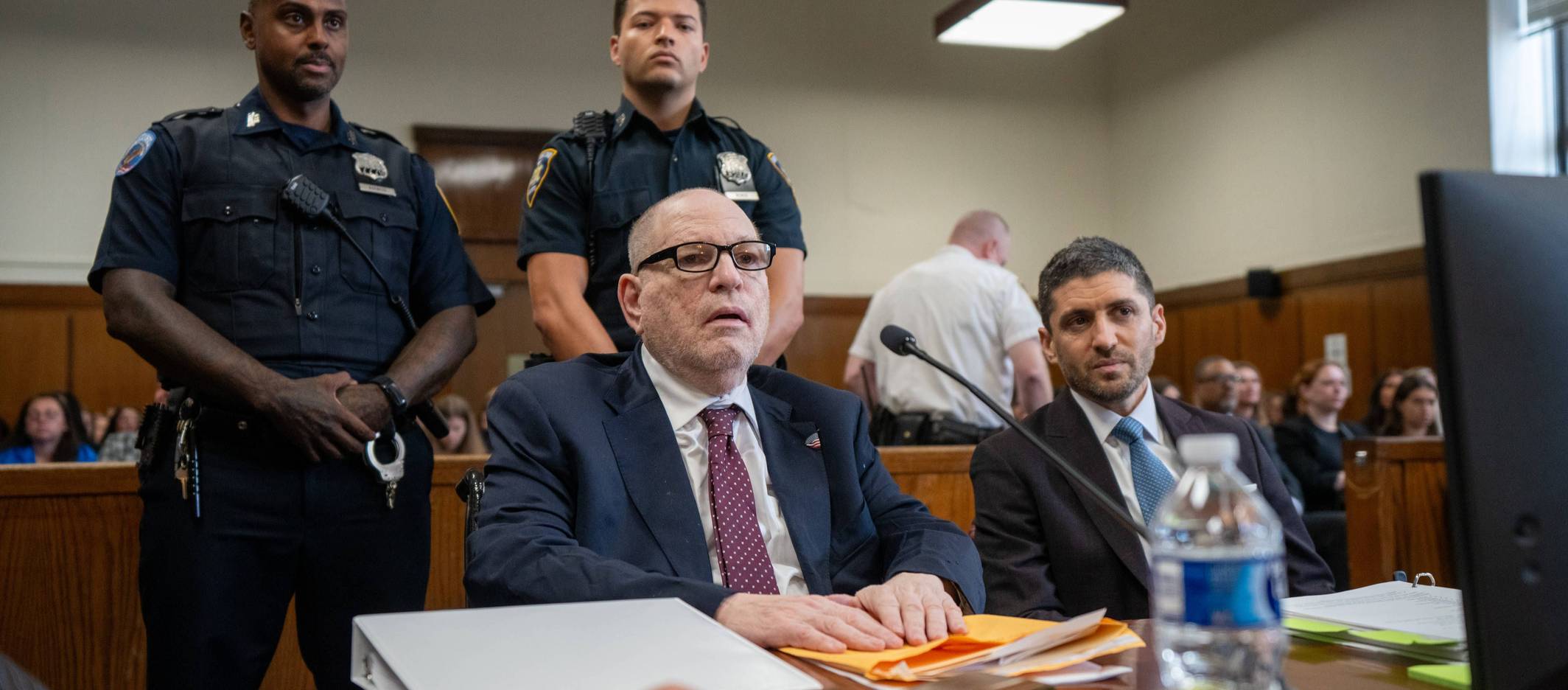 Harvey Weinstein im Gericht in New York.