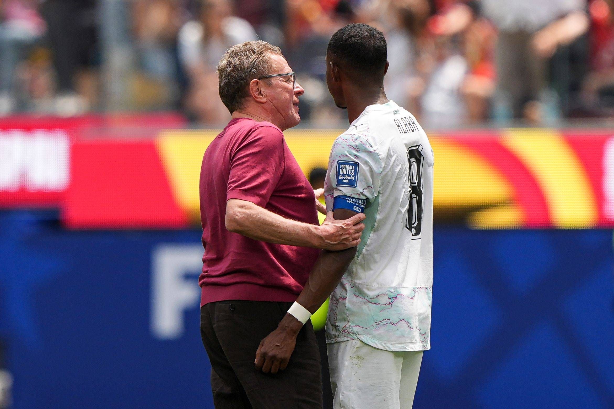 Ralf Rangnick und David Alaba