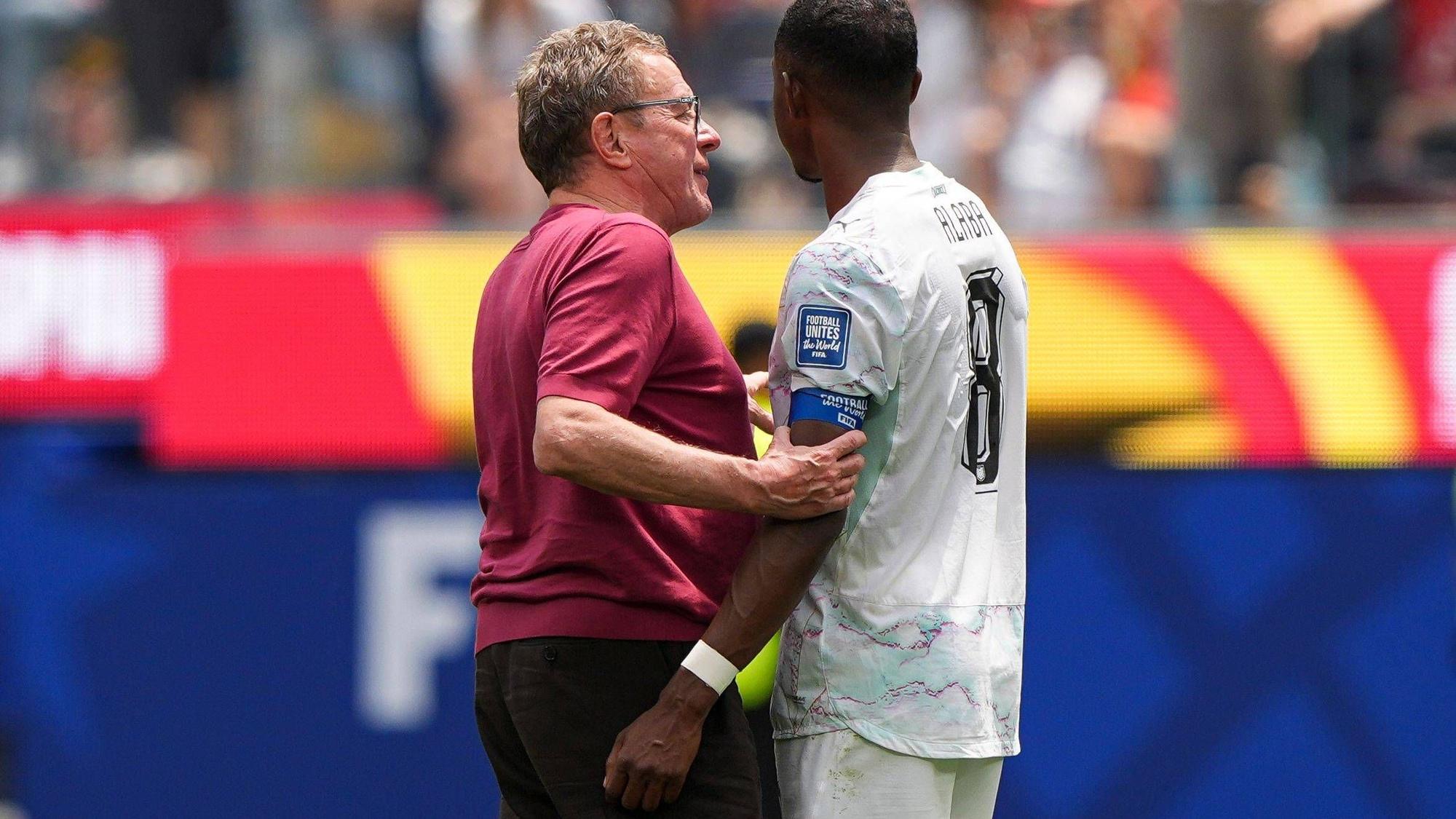Ralf Rangnick und David Alaba
