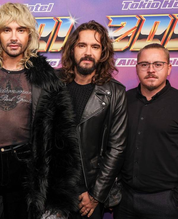 Georg Listing, Bill Kaulitz, Tom Kaulitz und Gustav Schfer (von links) haben in ihrem Podcast „Zugabe im Tokio Hotel“ über den größten Fehler ihrer Karriere gesprochen. (Bild: 2022 Getty Images/Gerald Matzka)