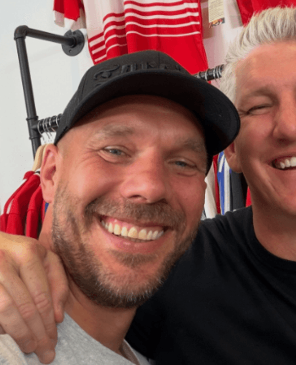 Lukas Podolski und Bastian Schweinsteiger