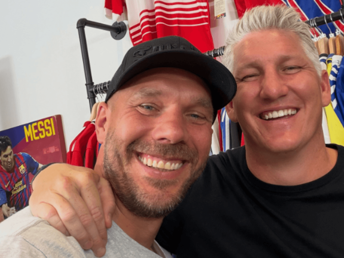 Lukas Podolski und Bastian Schweinsteiger