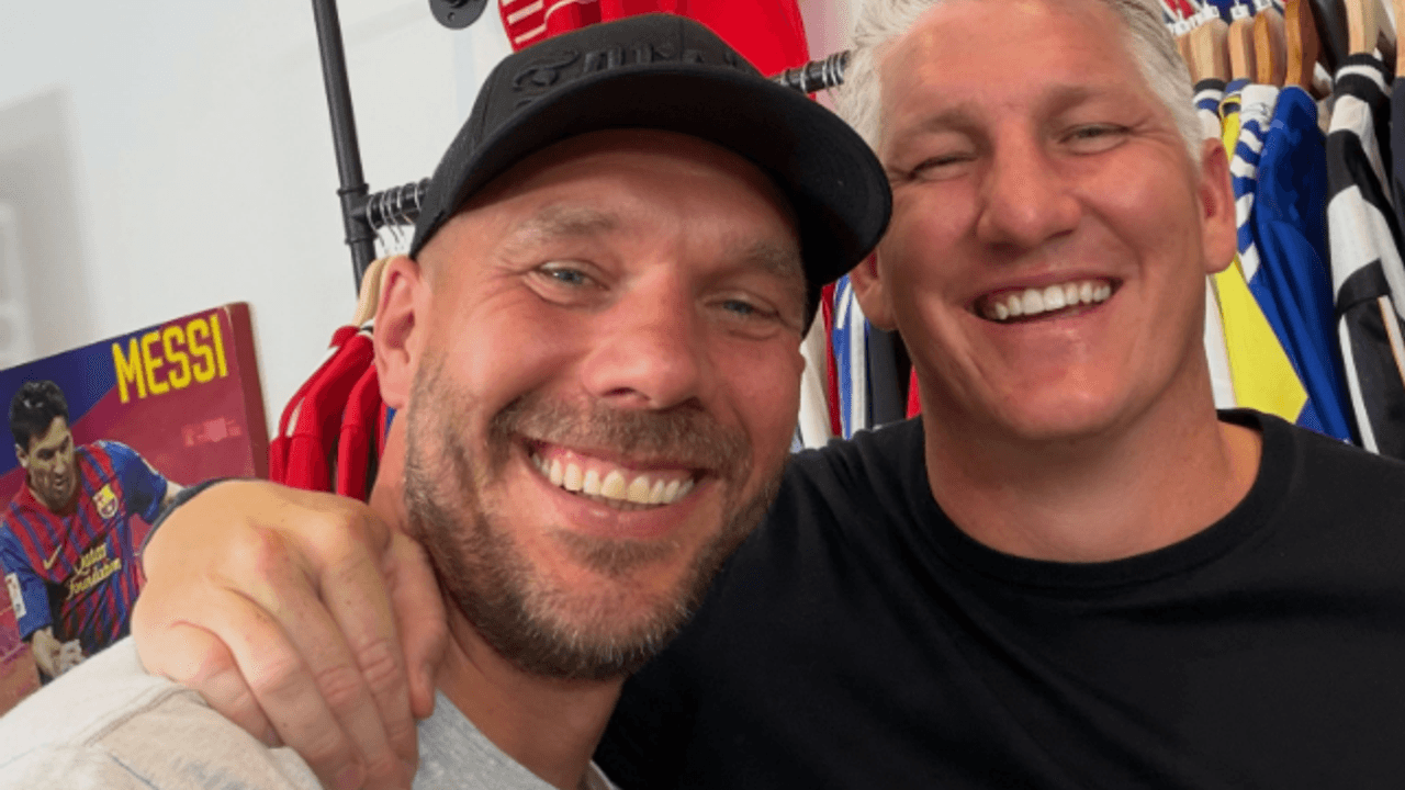 Lukas Podolski und Bastian Schweinsteiger