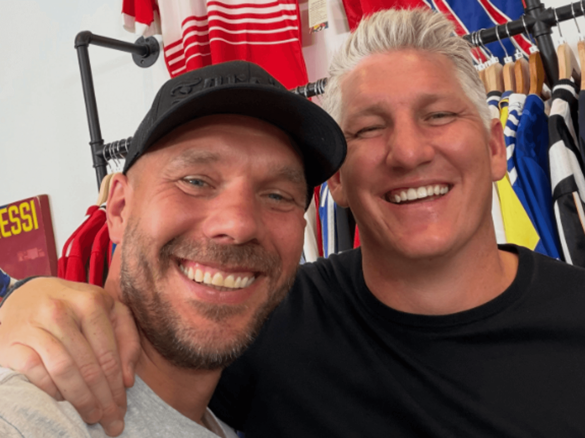 Lukas Podolski und Bastian Schweinsteiger