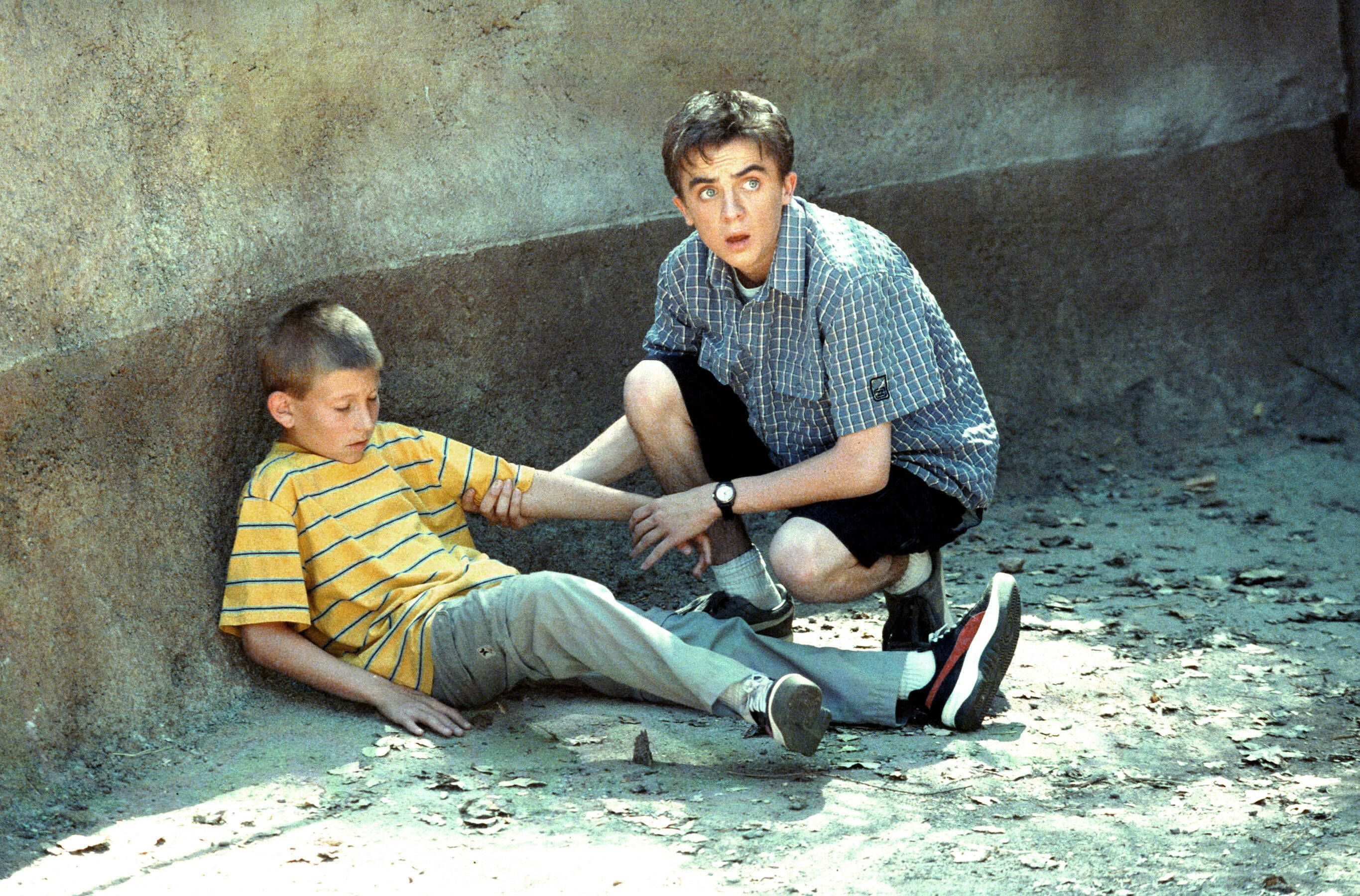 Erik Per Sullivan und Frankie Muniz (r.) in der vierten Staffel von „Malcom mittendrin“ (2000-2006).