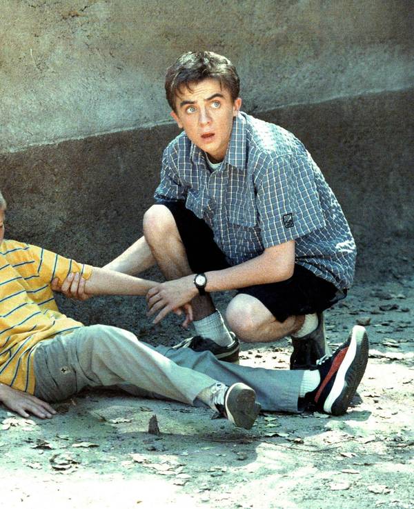 Erik Per Sullivan und Frankie Muniz (r.) in der vierten Staffel von „Malcom mittendrin“ (2000-2006).