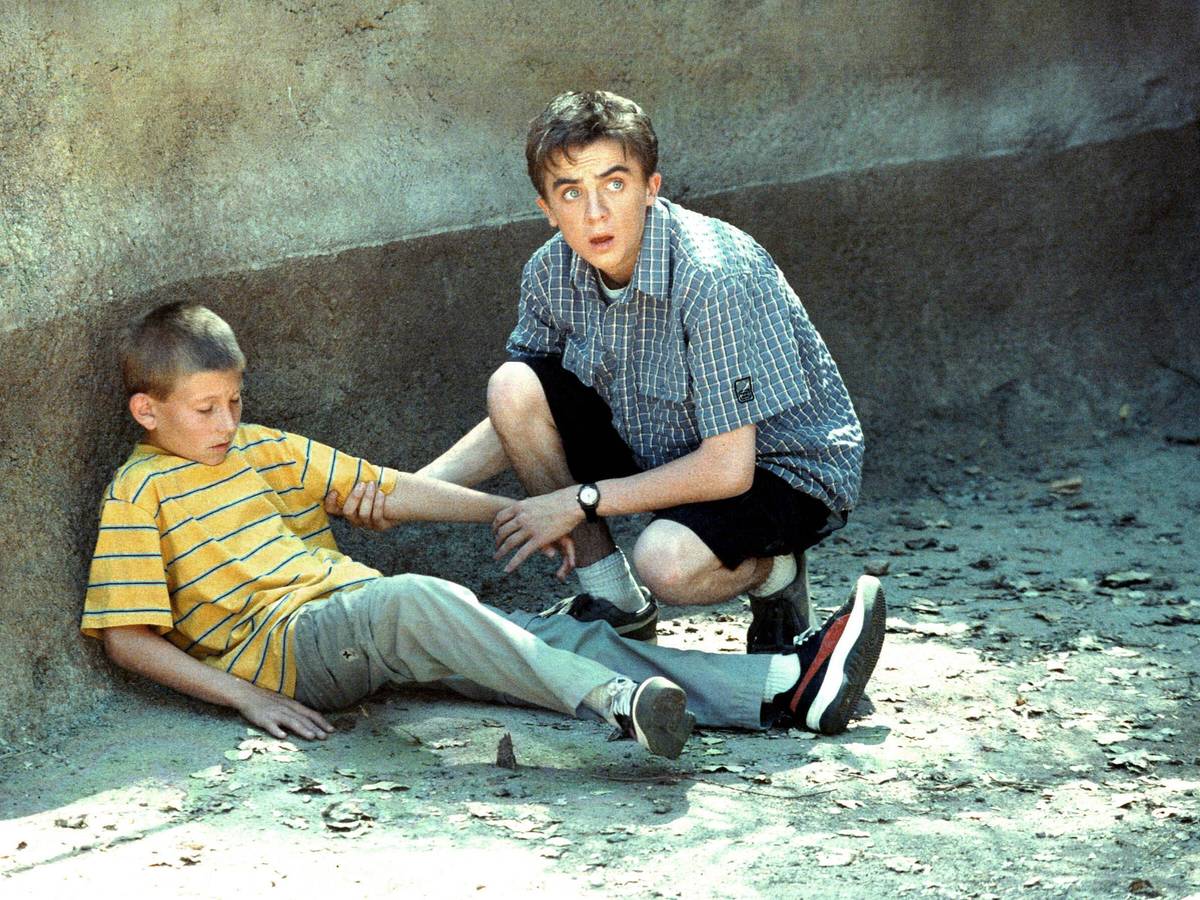 Erik Per Sullivan und Frankie Muniz (r.) in der vierten Staffel von „Malcom mittendrin“ (2000-2006).
