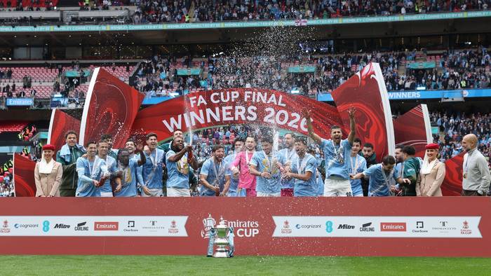 Manchester City jubelt beim FC-Cup-Finale.