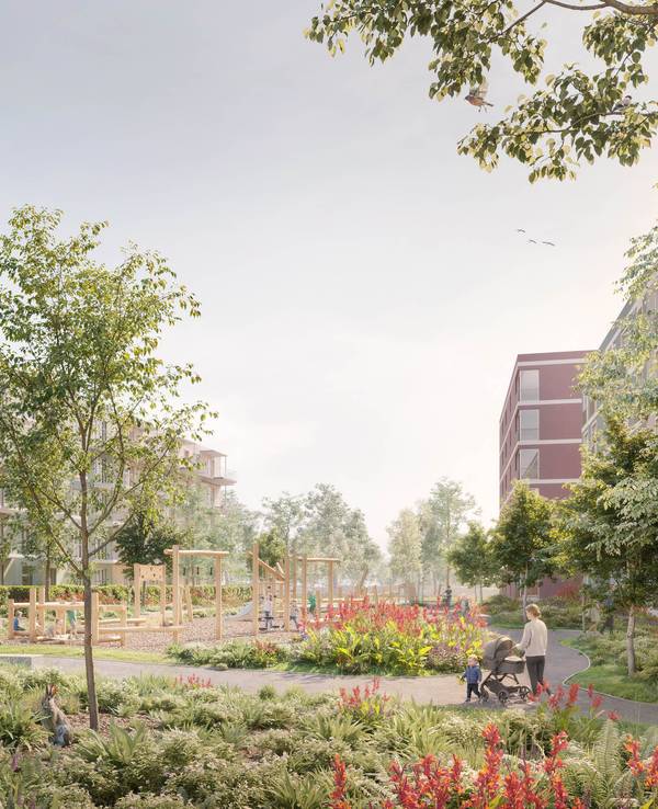 Siegerentwurf für das Projekt Neubrücker Ring/Madaus Gartenland