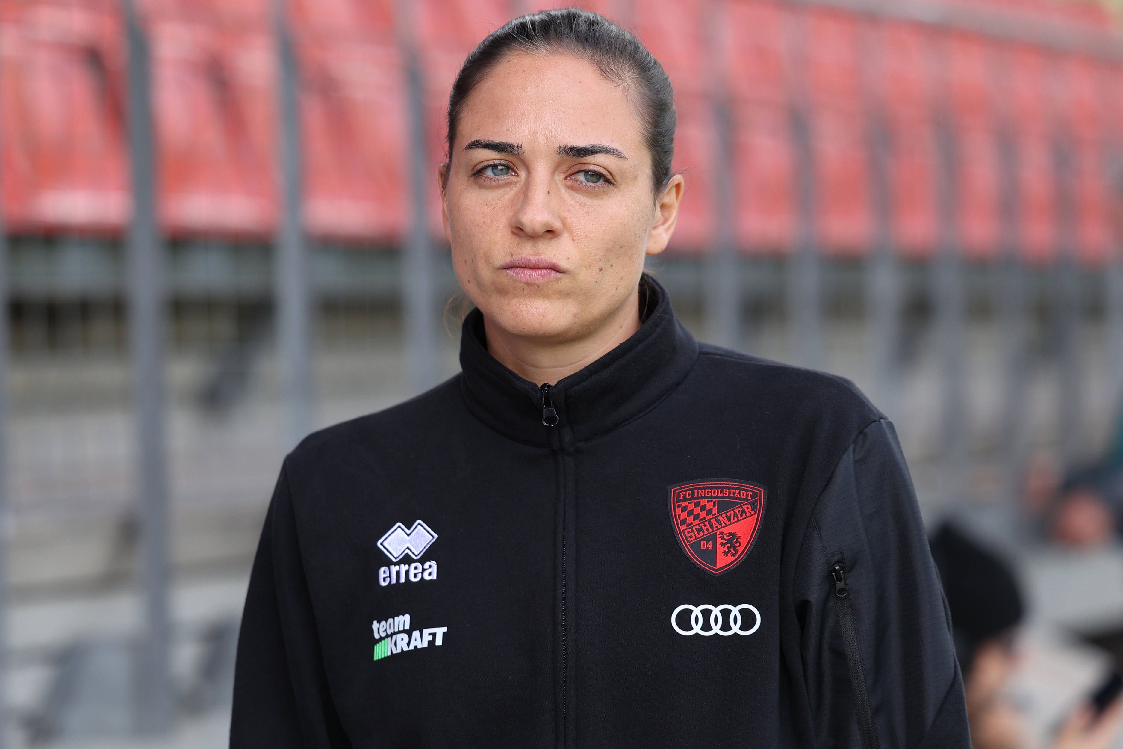 Sabrina Wittmann mit enttäuschtem Gesicht.