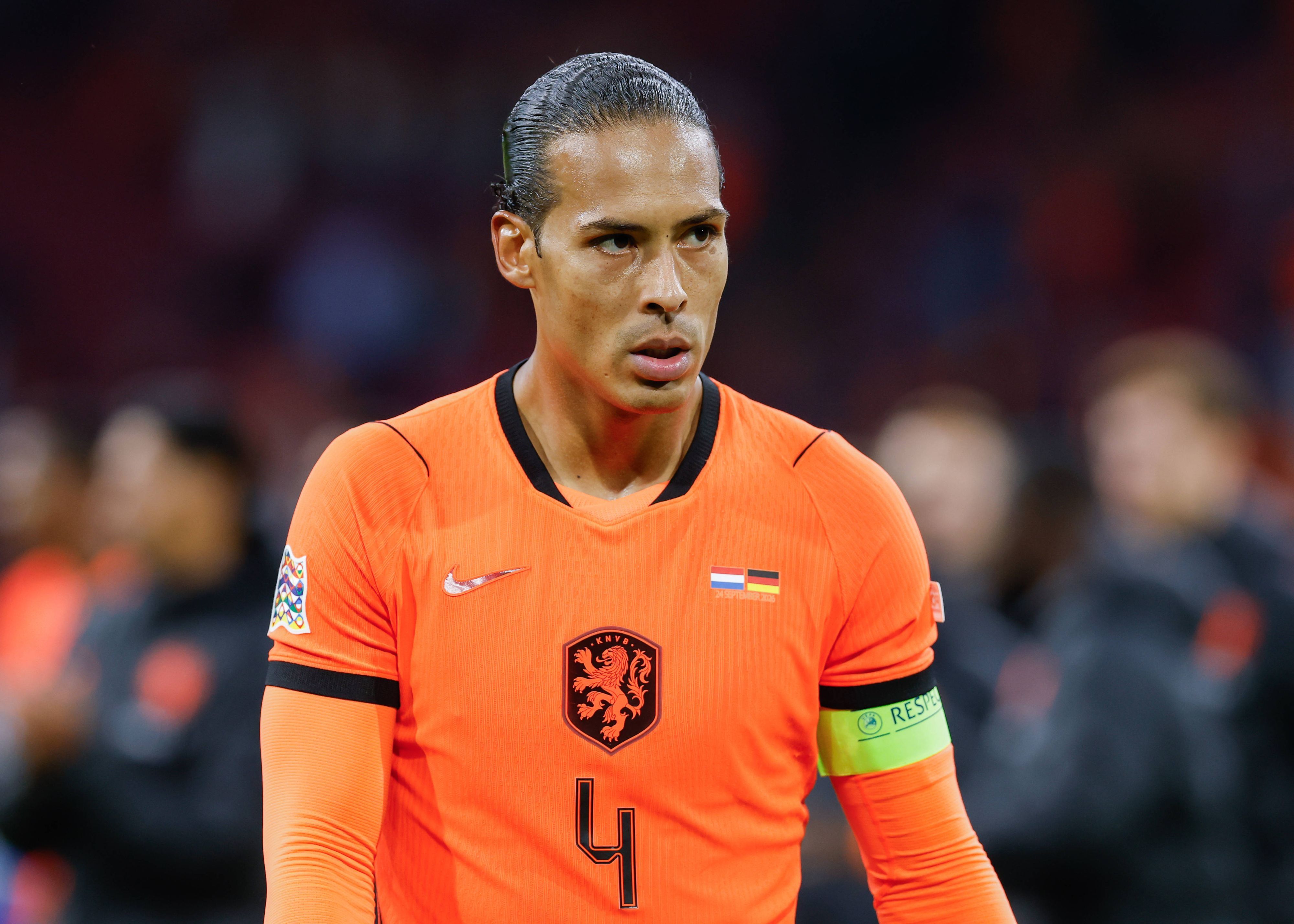 Virgil van Dijk im Oranje-Trikot.