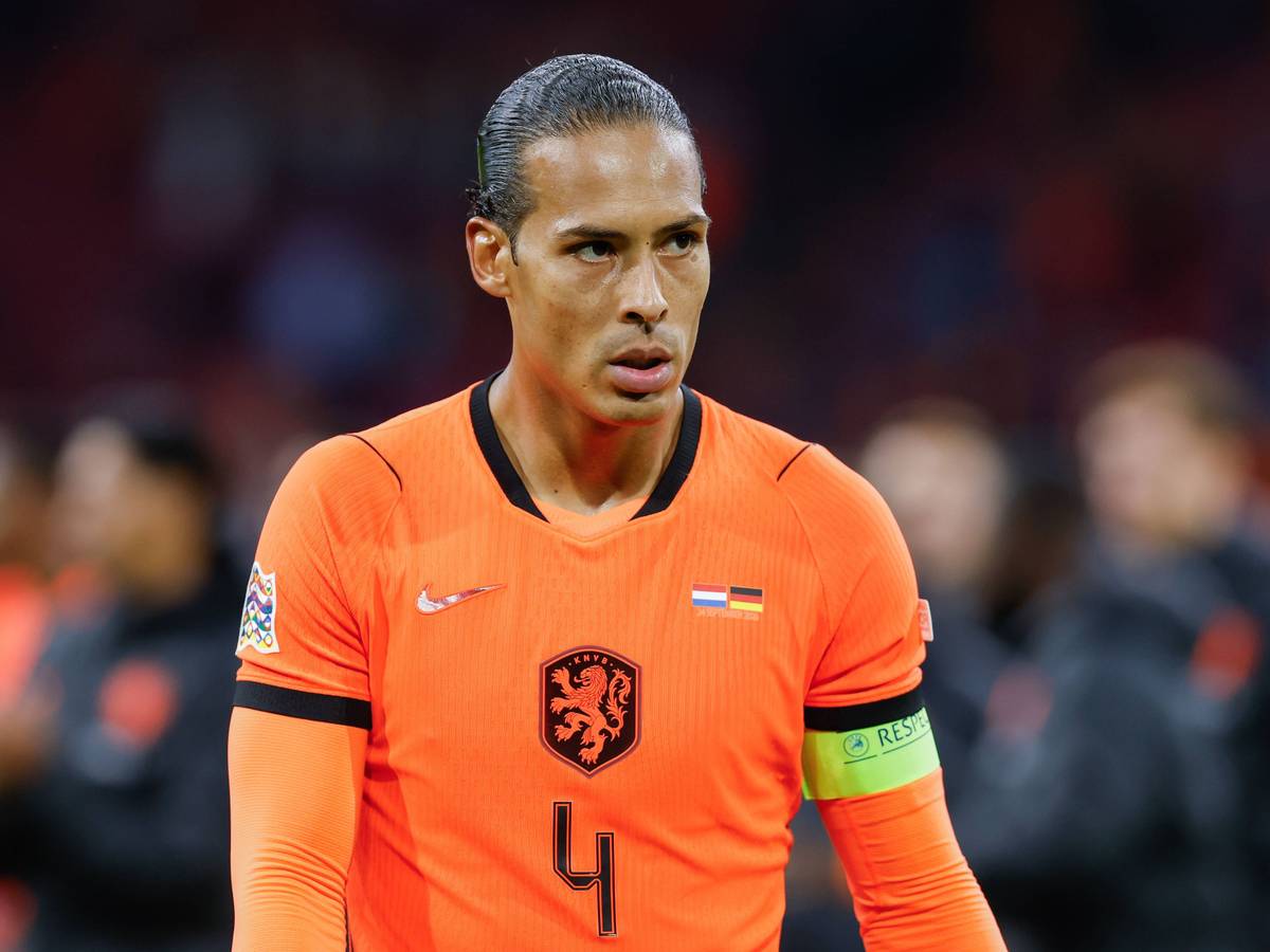 Virgil van Dijk im Oranje-Trikot.