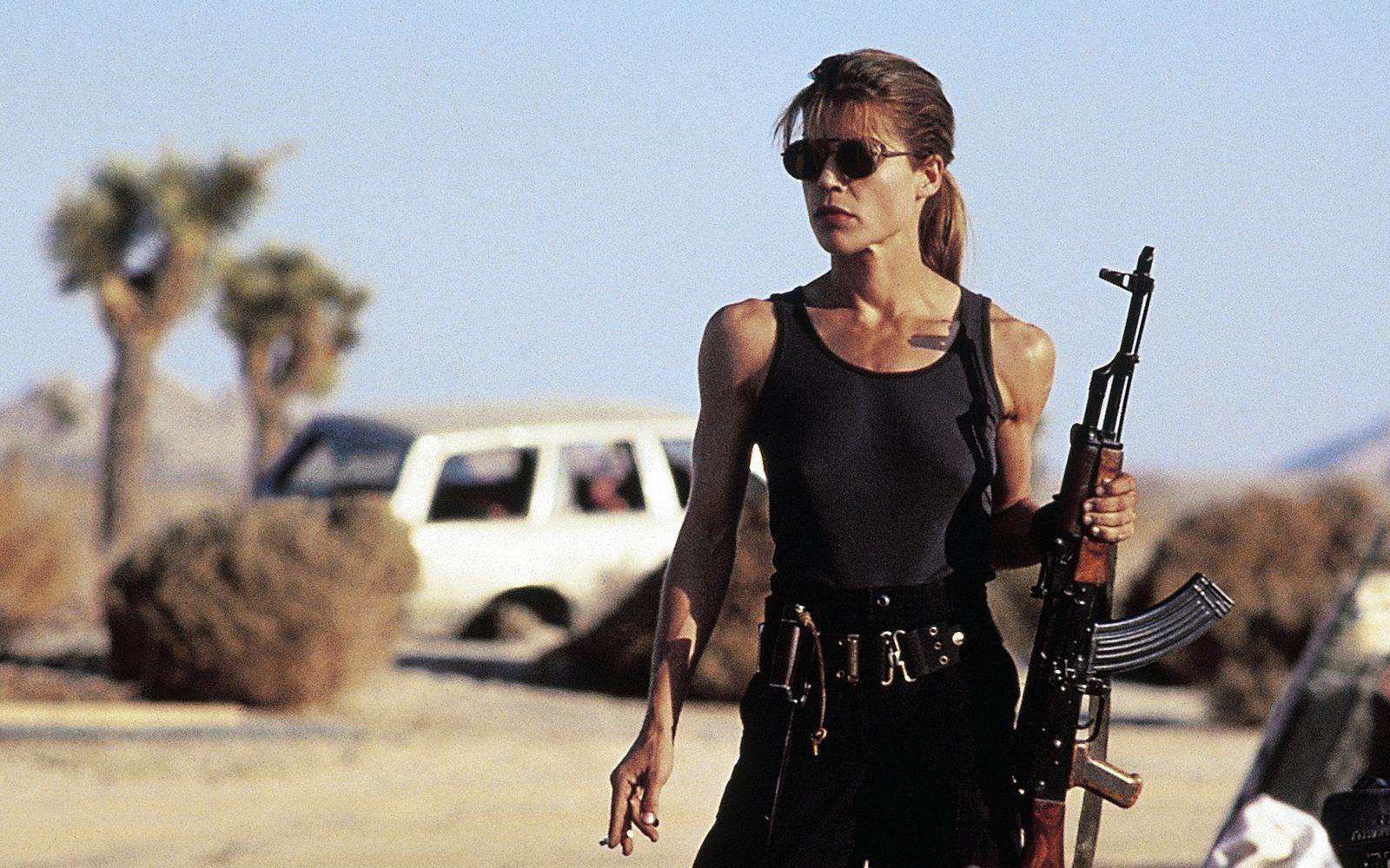 Mit der Figur Sarah Connor aus den „Terminator“-Filmen schuf Linda Hamilton eine Ikone des Actionkinos.  (Bild: Studiocanal)