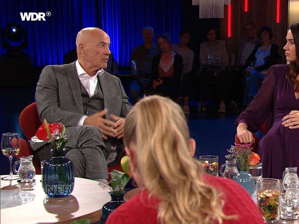 Heiner Lauterbach empfindet die Zukunftsvorstellungen von Gloria-Sophie Burkandt als „Horrorszenarien“. (Bild: Screenshot WDR)