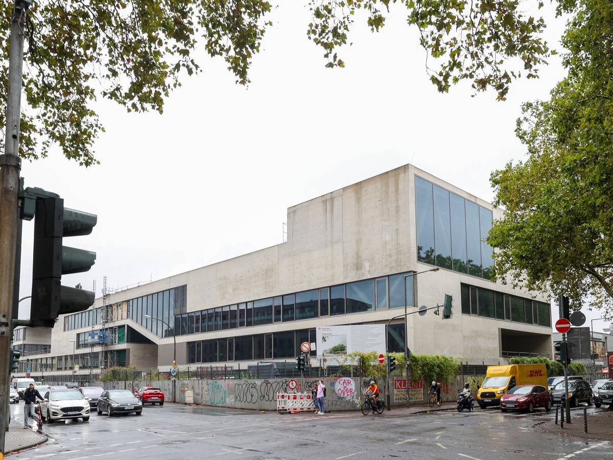 Die Heliosschule in Ehrenfeld ist Baustelle.