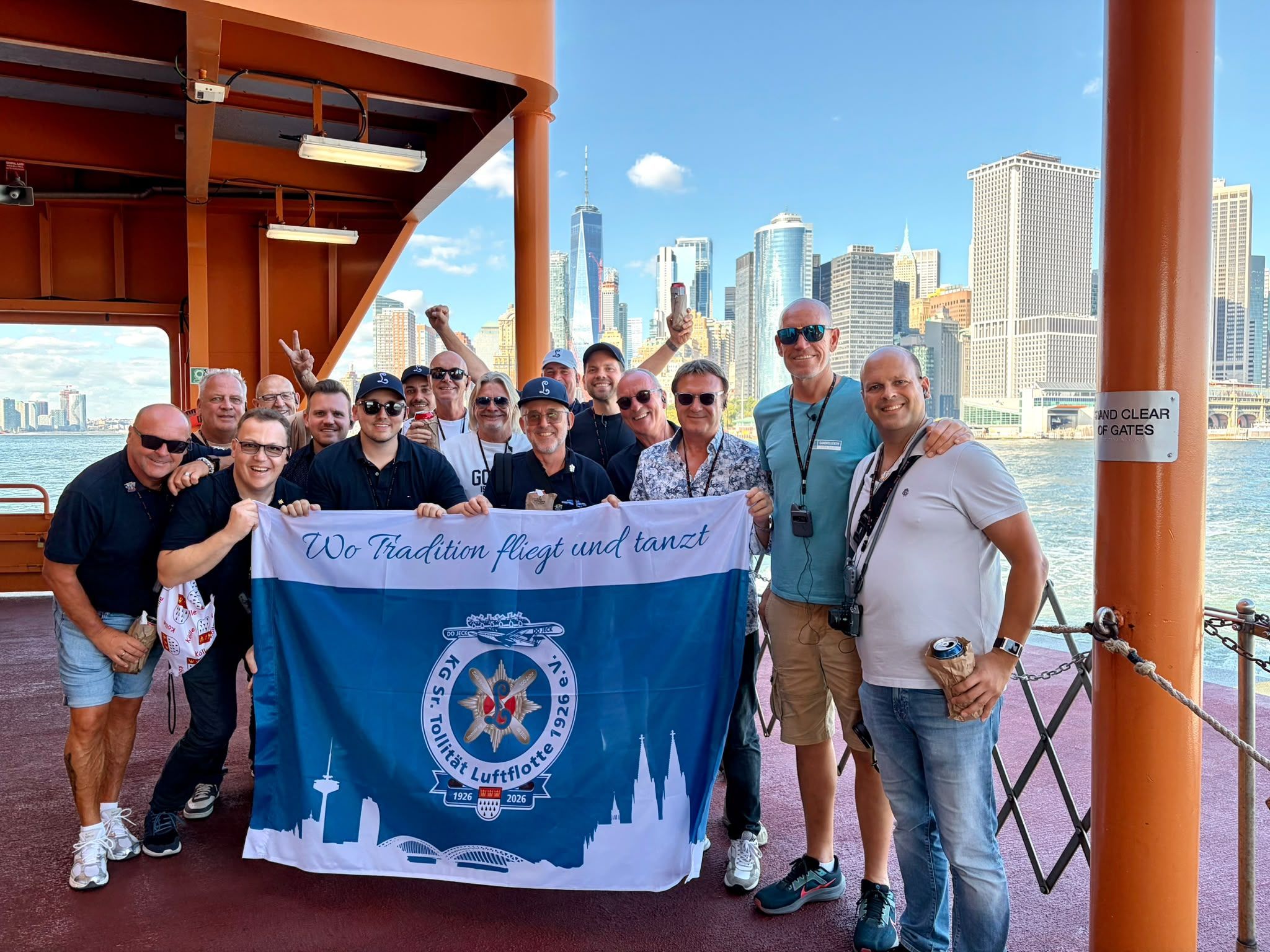 Die Delegation der Luftflotte in New York.