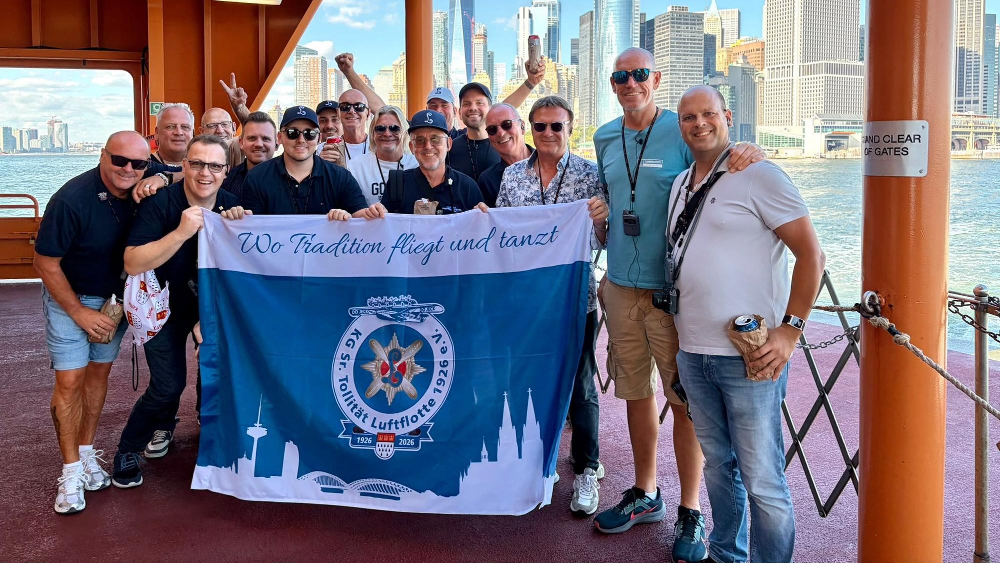 Die Delegation der Luftflotte in New York.