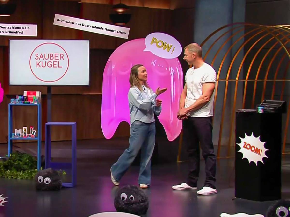 Bernd Schmekel und seine Frau Susanne haben die „Sauberkugel“ erfunden. (Bild: RTL)
