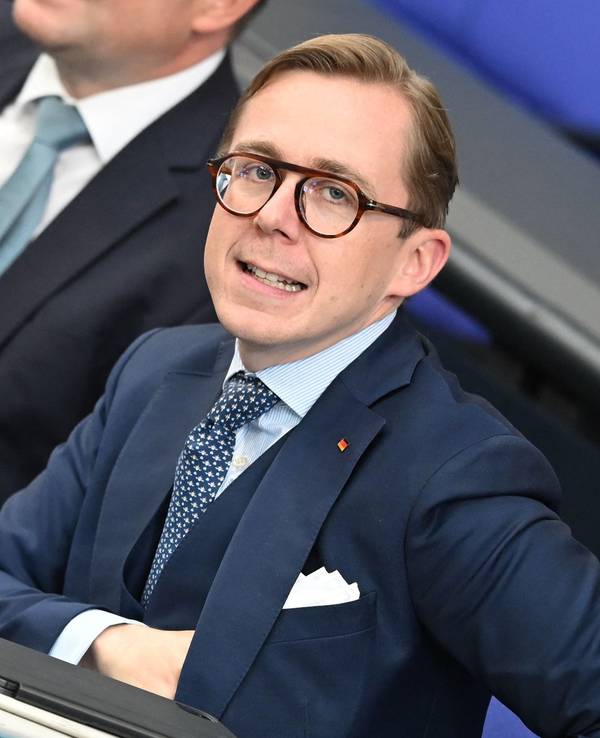 Philipp Amthor (CDU) bei einer Sitzung des Bundestags. (Archivbild)