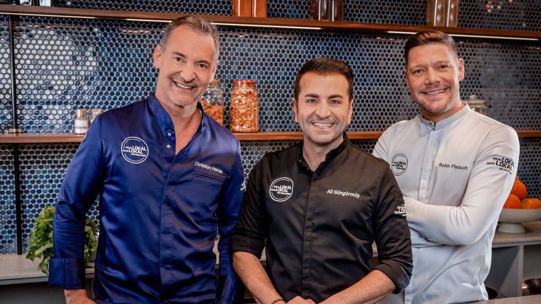 Das Jury-Trio bei „Mein Lokal, dein Lokal“: Christian Henze, Ali Güngörmüs und Robin Pietsch