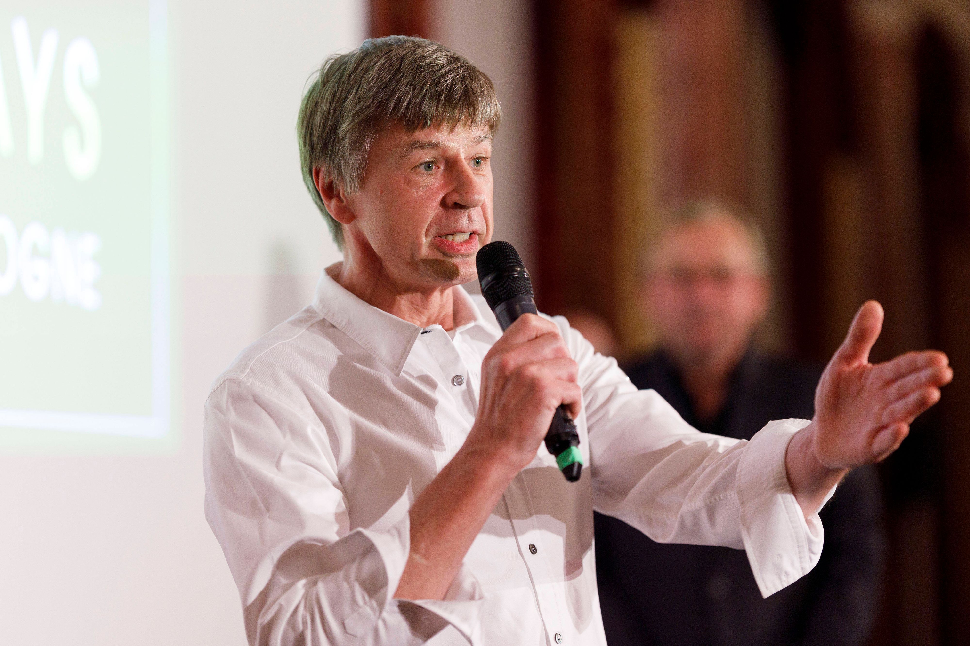 Koch Joachim Wissler auf der Bühne.