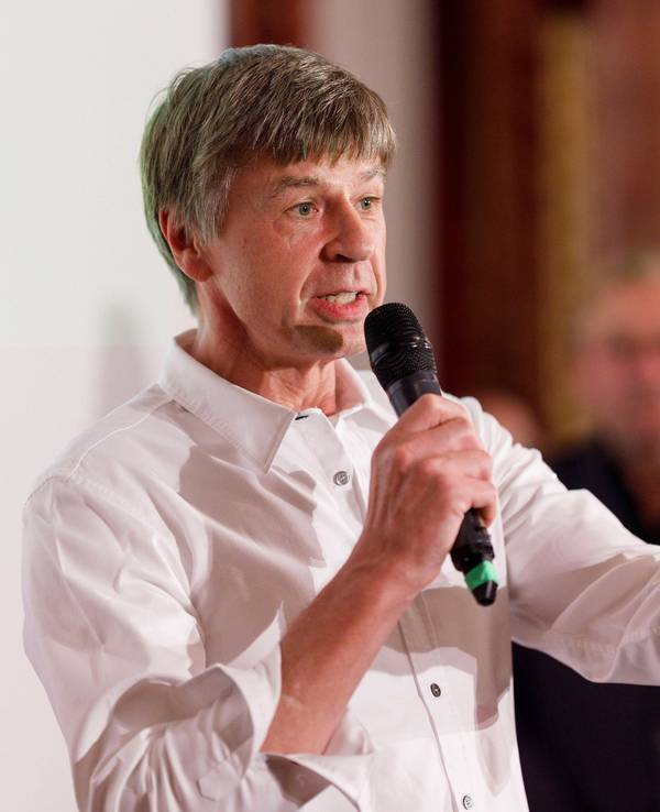 Koch Joachim Wissler auf der Bühne.