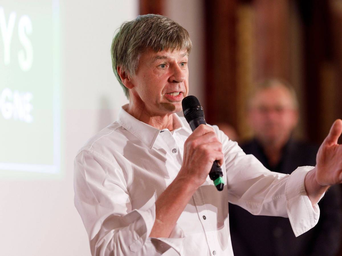 Koch Joachim Wissler auf der Bühne.