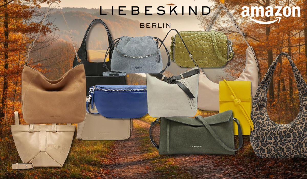 Darstellung verschiedener Liebeskind Berlin Handtaschen.