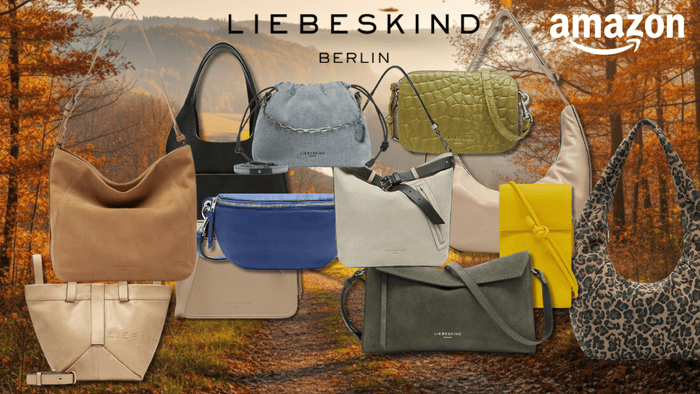 Darstellung verschiedener Liebeskind Berlin Handtaschen.