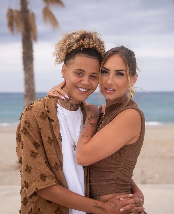 Carina und Chika sind das erste weibliche, gleichgeschlechtliche Paar, das sich dem RTL-Treuetest stellt. (Bild: RTL / Jonas Mohr)