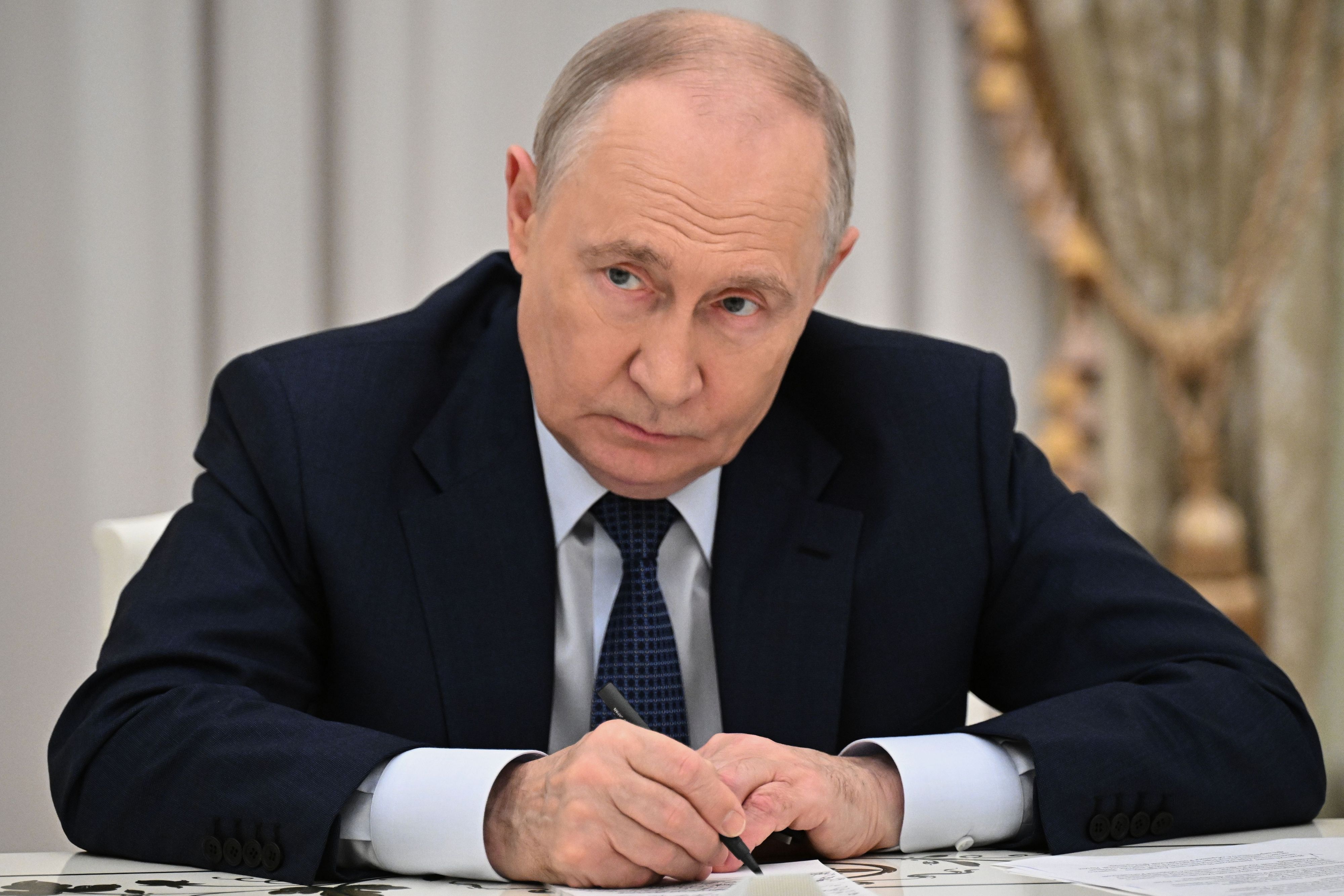 Der russische Präsident Wladimir Putin am 28. September im Kreml in Moskau.